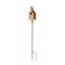 Glitzhome® 4ft. Faux Copper Distressed Metal Church Birdhouse with Stake